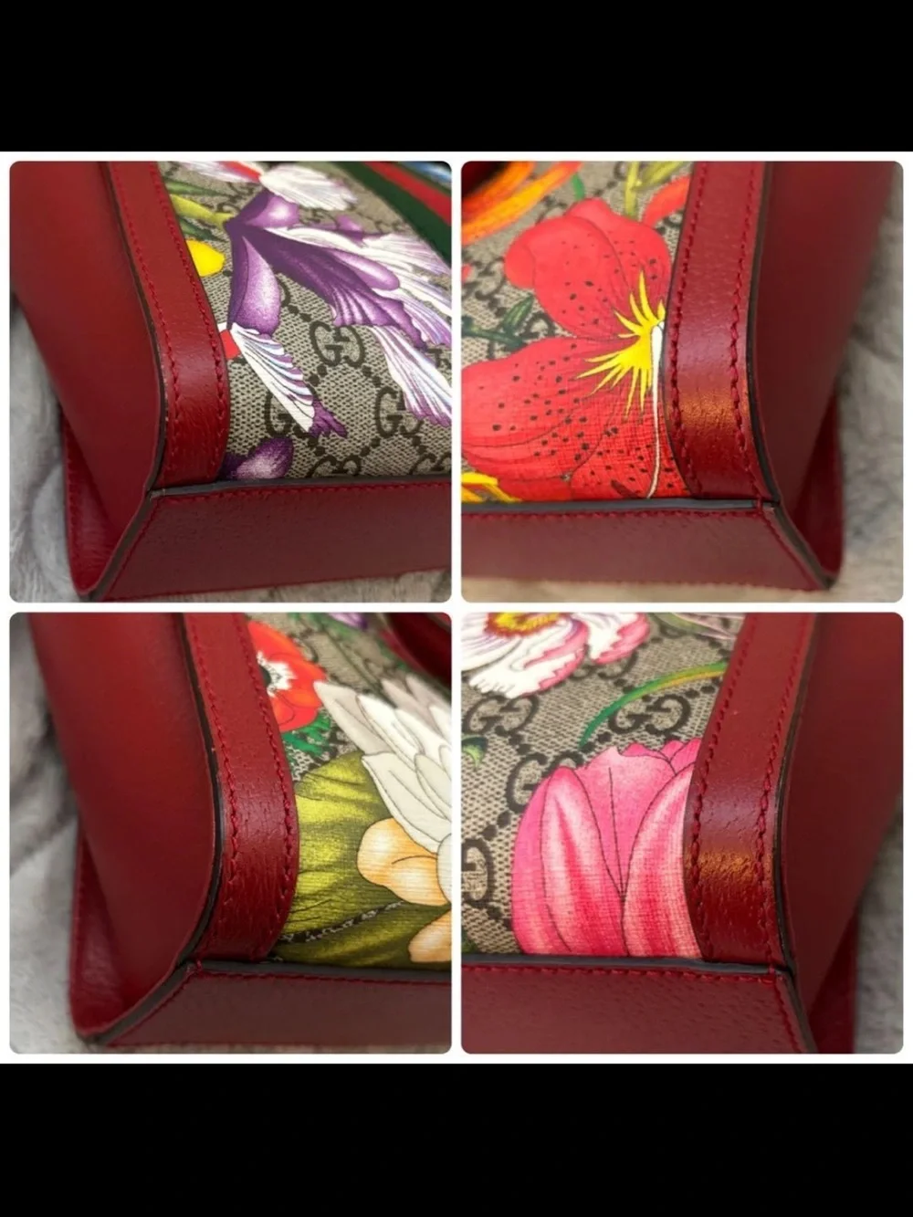 Gucci structured satchel